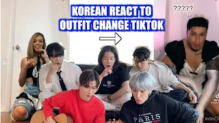 🍯KOREAN REACT TO Outfit Change TikTok Compilation