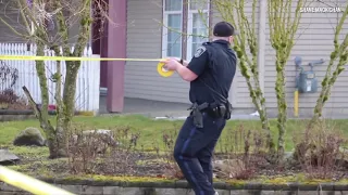 Raw: Police arrest three after Abbotsford man gunned down