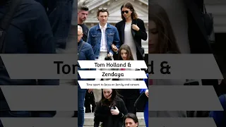 Tom Holland and Zendaya time apart to focus on family/careers #shorts #tomholland #zendaya #love