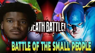 Ant-Man VS Atom (Marvel VS DC) | DEATH BATTLE! REACTION