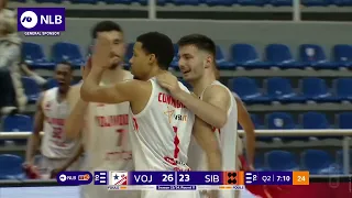 High-flying dunk by Jared Cunningham (Vojvodina mts - Šibenka, 18.3.2024)