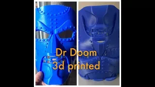 Dr Doom printed on a "cr 10" one piece part 1