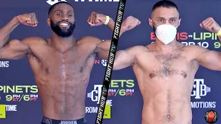 JARON ENNIS & SERGEY LIPINETS MAKE WEIGHT & FLEX OFF! GO FACE TO FACE AT WEIGH IN