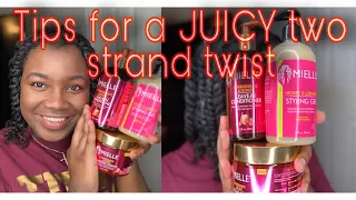 How to Get Perfect Twist out on Natural Hair : Mielle Organics Pomegranate & Honey + tips, tricks!!!