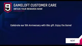 Asphalt 9 l 5th Anniversary REWARDS