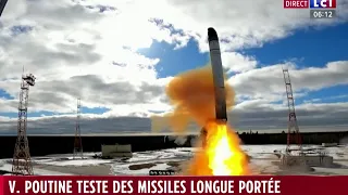 Vladimir Poutine teste des missiles de longue portée