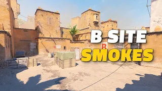 CS2 Dust 2 B site Smokes