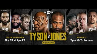 Mike Tyson vs Roy Jones Jr.: Weigh-In and Face-Off