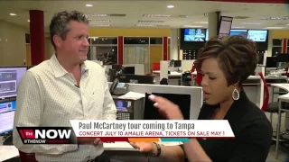 Paul McCartney coming to Amalie Arena in July