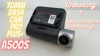 70mai Dash Cam Pro Plus+ A500S 2.7K Video Recording Dash Cam with GPS & ADAS Unboxing