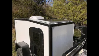 Overland camper using aluminum and composite panels