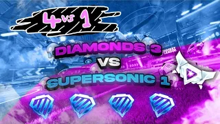 1 Supersonic Legend vs 4 Diamonds with a twist, this is how it went...