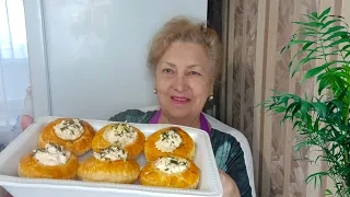 Супер закуска из слоеного теста Бесподобно вкусная закуска на праздничный стол.