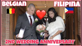 2nd WEDDING ANNIVERSARY 😍| FILIPINA BELGIAN COUPLE 🇧🇪🇵🇭