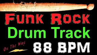 Fank Rock Drum Track 88 BPM Drum Beat for Bass Guitar Backing Tracks Drum Beats Instrumental 🥁 438