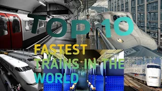 Top 10 Fastest Trains In The World 2021 [1080p HD VIDEO]