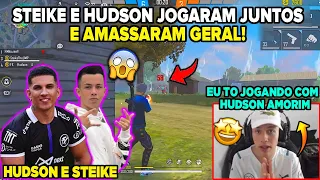 HUDSON E STEIKE JOGAM JUNTOS NOVAMENTE - STEIKE FICA FELIZ E DAR O SEU MÁXIMO PRA IMPRESSIONAR ELE!