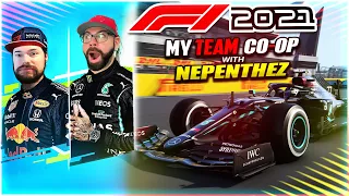 THE JOURNEY BEGINS!! - F1 2021 MY TEAM CAREER CO-OP with NEPENTHEZ #1