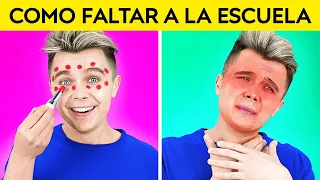 ¡MUY GENIAL PARA LA ESCUELA! FORMAS DE ESCAPAR DE LA ESCUELA || Ideas para bromas por 123 GO! TRENDS