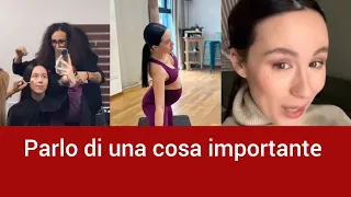 Aurora : Allenamento col pancione e parlo di una cosa importante - Aurora Ramazzotti storie 14/12/22