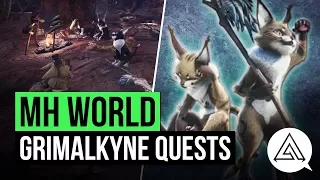 Monster Hunter World | Tail Riders, Grimalkyne Quests & Tracking Doodles