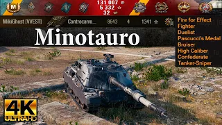 Controcarro 3 Minotauro video in Ultra HD 4K🔝 8643 dmg, 4 kills, 1341 🔝 World of Tanks ✔️