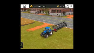 Buy Header For Massey Ferguson Harvester In FS 18 Gameplay | Farming Simulator Timelapse #shorts