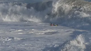 The Wedge, CA, Lifeguard Rescue, 10/23/22 PM