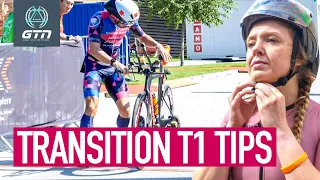 Transition From The Swim To Bike Faster | Top T1 Tips