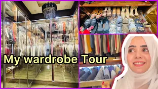 My Walk In Wardrobe Tour 🌹 | Wardrobe Ideas 2022 | Dietitian Aqsa