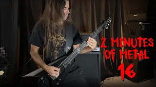 Riffing On My Solar Guitars V | 2 Minutes of  Metal #16