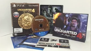 Распаковка/Обзор Uncharted 4 Специальное Издание  [PS4]