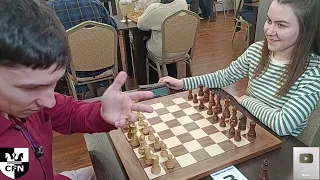 CM A. Krylov (2225) vs WFM Fatality (1932). Chess Fight Night. CFN. Blitz