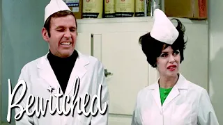 Uncle Arthur And Serena Get A Mortal Job | Bewitched