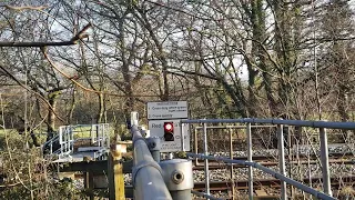 Closed wesford level crossing somerset