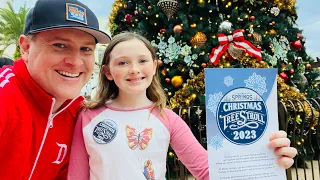 Disney Springs' famous Christmas tree trail at Walt Disney World! follow along for the fun! Ep. 199