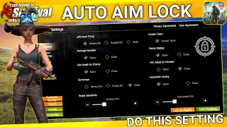 auto aim lock 🔐 // last day rules survival  // pro setting  /