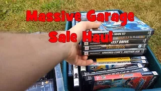 MASSIVE Video Game Garage Sale Haul (150+ Items for DIRT CHEAP)