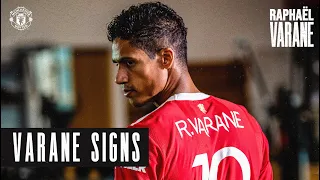 Welcome to Manchester United Raphael Varane! | New Signings 2021/22