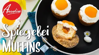 Spiegelei Muffins selber machen | Ostermuffins Rezept | Spiegeleikuchen mit Aprikosen