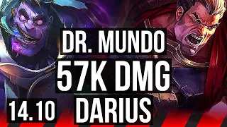 DR. MUNDO vs DARIUS (TOP) | 57k DMG, 7 solo kills | TR Master | 14.10