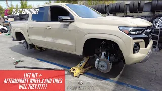 2023 Colorado z71 gets 2" Lift, Toyo Tires, and MVX wheels!