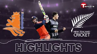 Highlights | Netherlands vs New Zealand | 1st T20i | T Sports