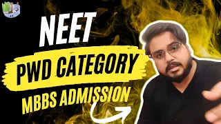 Neet Mbbs Admissions PWD Category Related all questions solved in one video for PWD Candidates quota