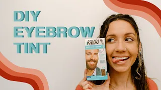 DIY Eyebrow Tint for Under $8 | Eyebrow Hack using Just for Men Mustache Dye (my first time!)