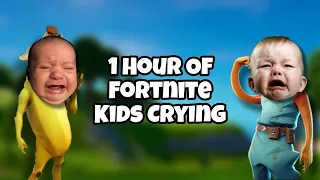 1 HOUR OF FORTNITE KIDS CRYING/RAGING | (1000 Subscriber Special)