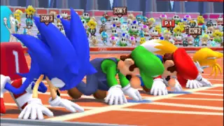 Mario and Sonic at the London 2012 Olympic Games Gameplay {Nintendo 3DS} {60 FPS} {1080p} Top Screen
