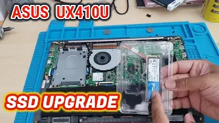 SSD Upgrade On Asus UX410U Notebook PC