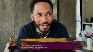 Kaytranada Wins Best Dance Recording For 10 %  | 2021 GRAMMY Awards Show Acceptance Speech