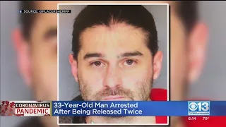 Stockton Man Arrested After Being Released Twice